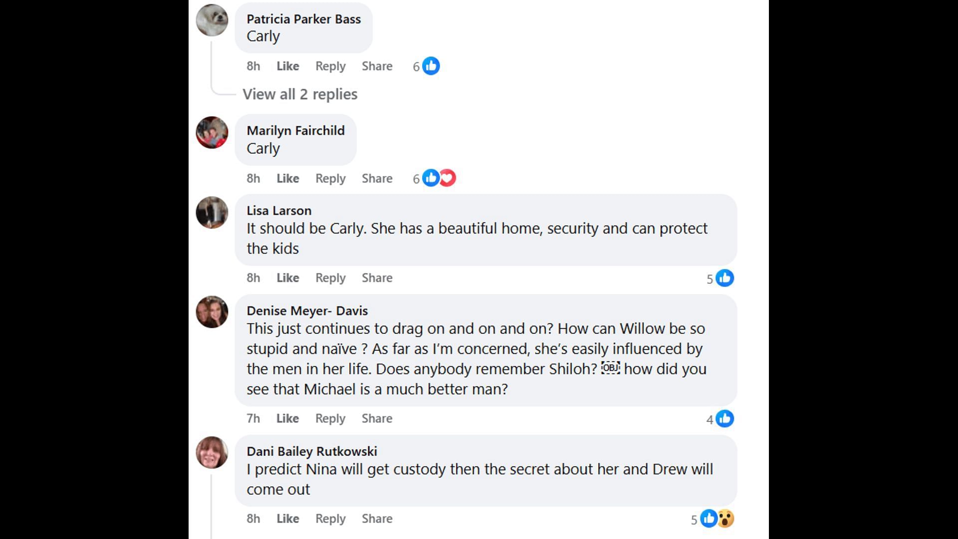 More fan reactions sharing the same sentiments (Image via Facebook/General Hospital Fans - Official)
